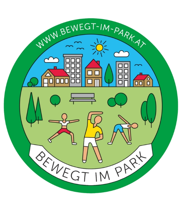 © Bewegt im Park Zu sehen ist das Logo von Bewegt im Park.