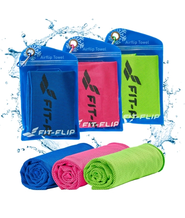 © Airflip Airflip Kühltuch bei Hitzewelle und Sommerhitze, Abkühlung